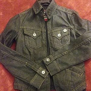 Designer denim jacket